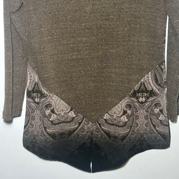 Anac by kimi Elegant Brown and Green Patterned Women's Sweater size Medium - Picture 7 of 9
